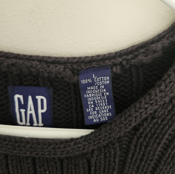 Cotton Ribbed Knit Crewneck - Picture 5 of 7